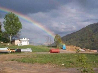 Rainbow to Porta Potty