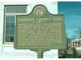 Cherokee County Gold Rush Marker